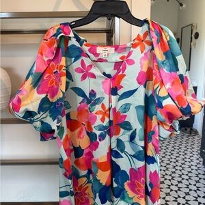 Entro Floral Multicolor Blouse